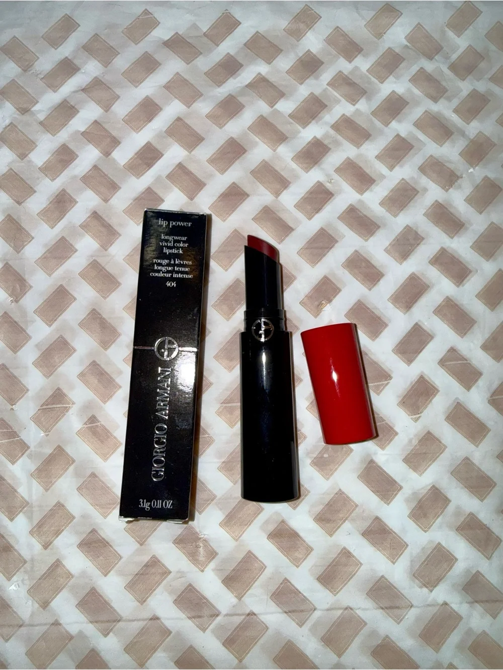 Giorgio Armani Lipstick in Rich Wine Red